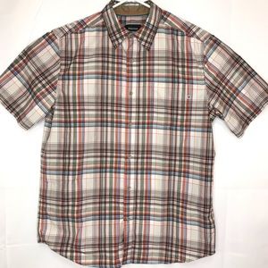 Marmot Men's Large Short Sleeve Plaid Shirt